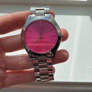 Pink face Michael kors watch